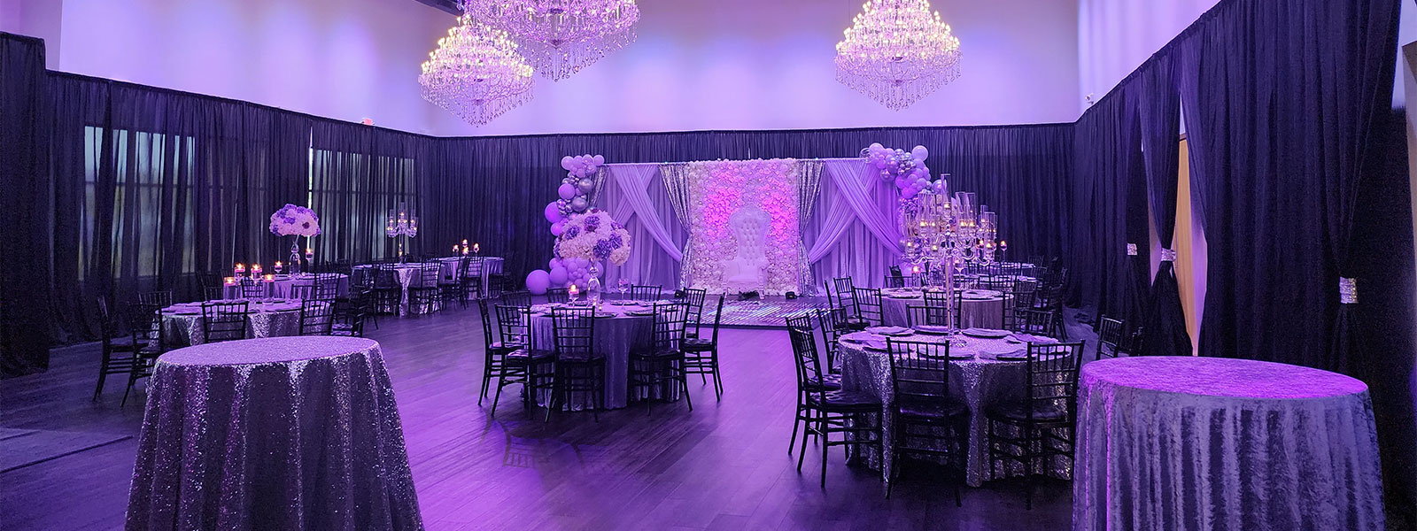 Event Venue and Wedding Hall With Party Rentals