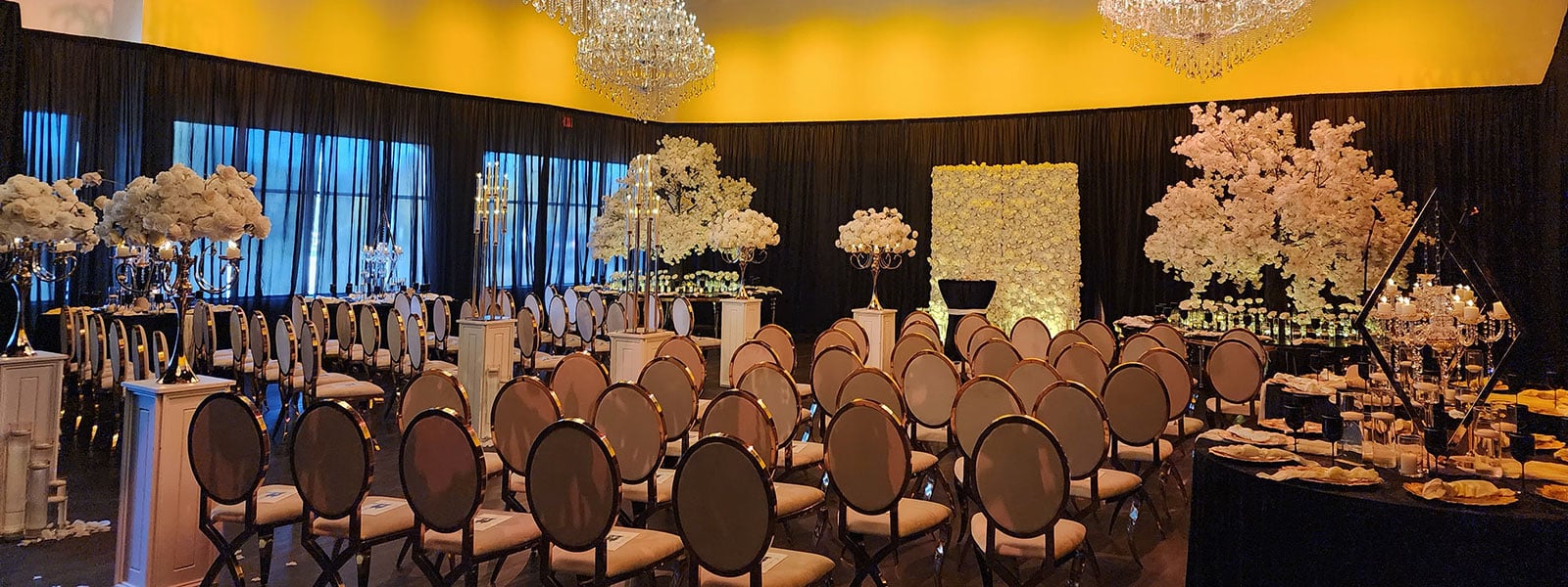 Event Venue and Wedding Hall With Party Rentals